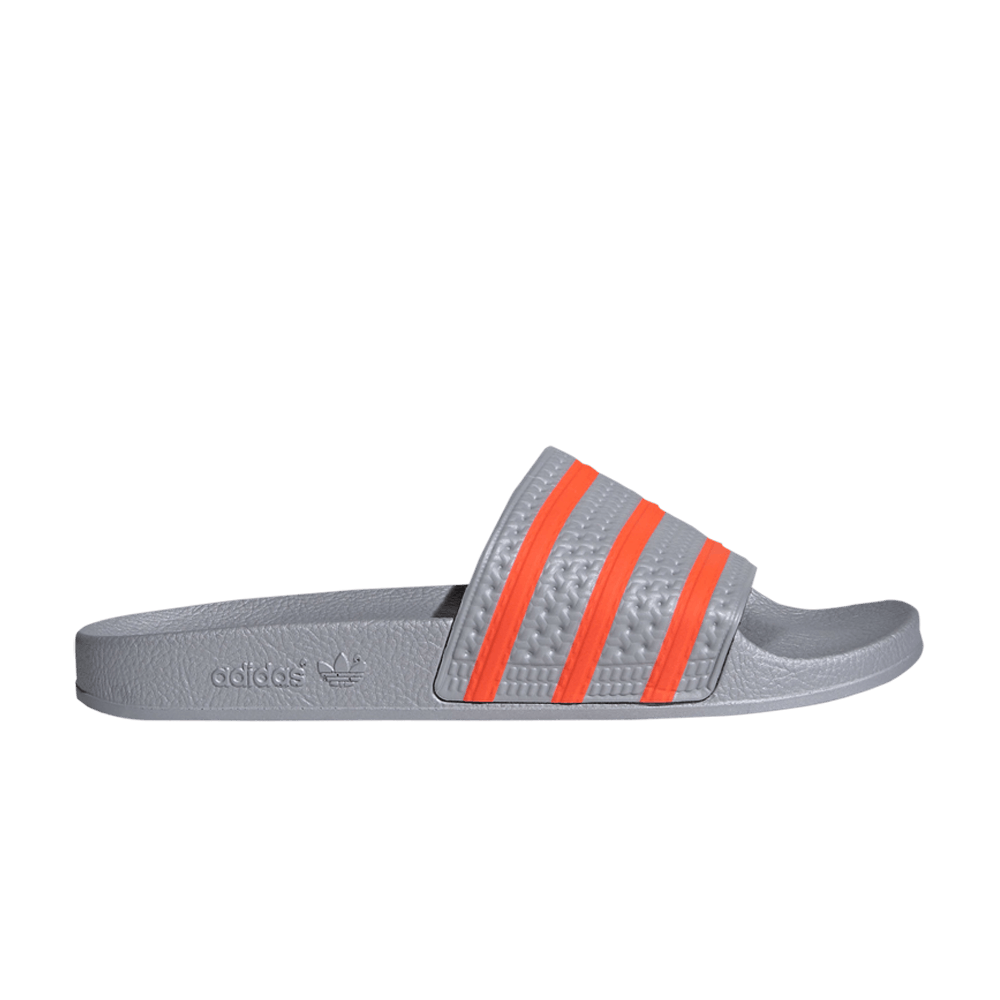 Кроссовки adidas Adilette Slide 'Halo Silver Solar Red'