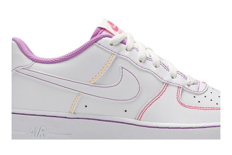 Кроссовки Nike Air Force 1 '07 Low GS 'Contrast Stitch - Fuchsia Glow'