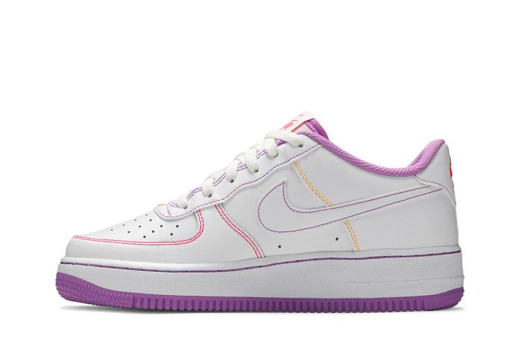 Кроссовки Nike Air Force 1 '07 Low GS 'Contrast Stitch - Fuchsia Glow'