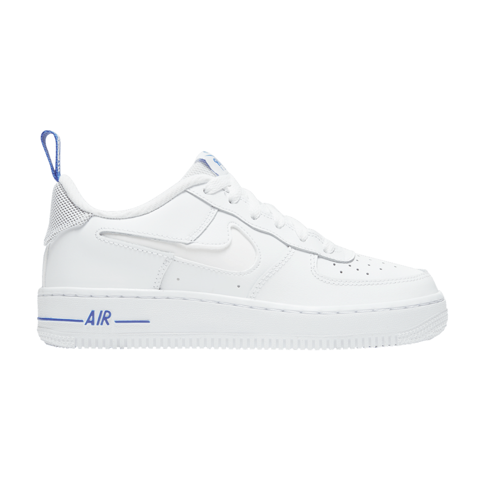 Кроссовки Nike Air Force 1 '07 LV8 GS 'White Racer Blue'