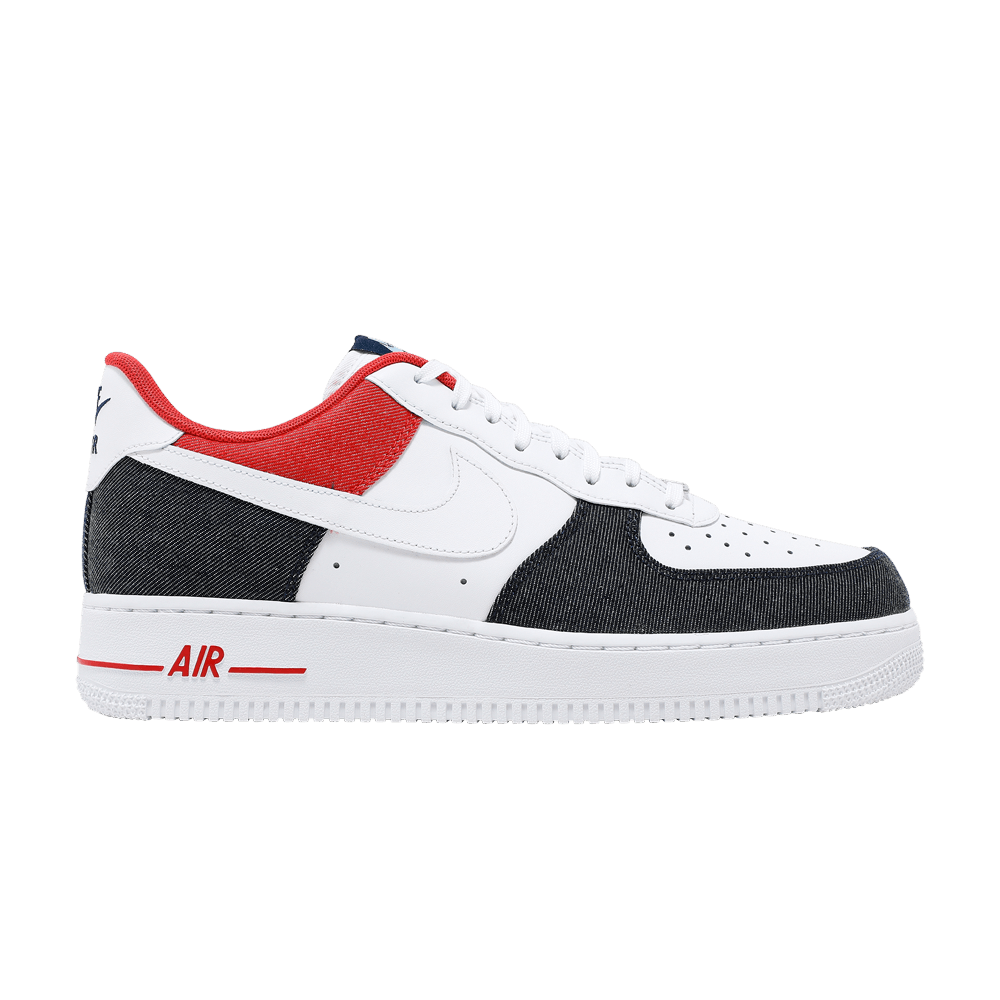 Кроссовки Nike Air Force 1 '07 LX 'White Red Denim'