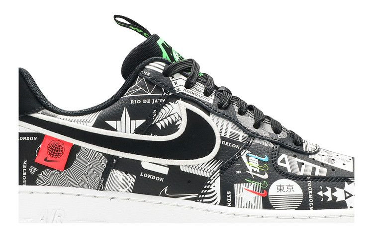 Кроссовки Nike Air Force 1 '07 LX 'Worldwide Pack - Black'