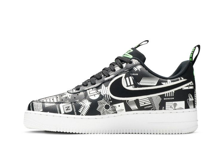Кроссовки Nike Air Force 1 '07 LX 'Worldwide Pack - Black'