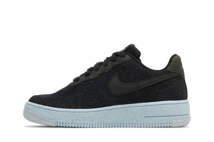 Кроссовки Nike Air Force 1 Crater Flyknit GS 'Black Chambray Blue'
