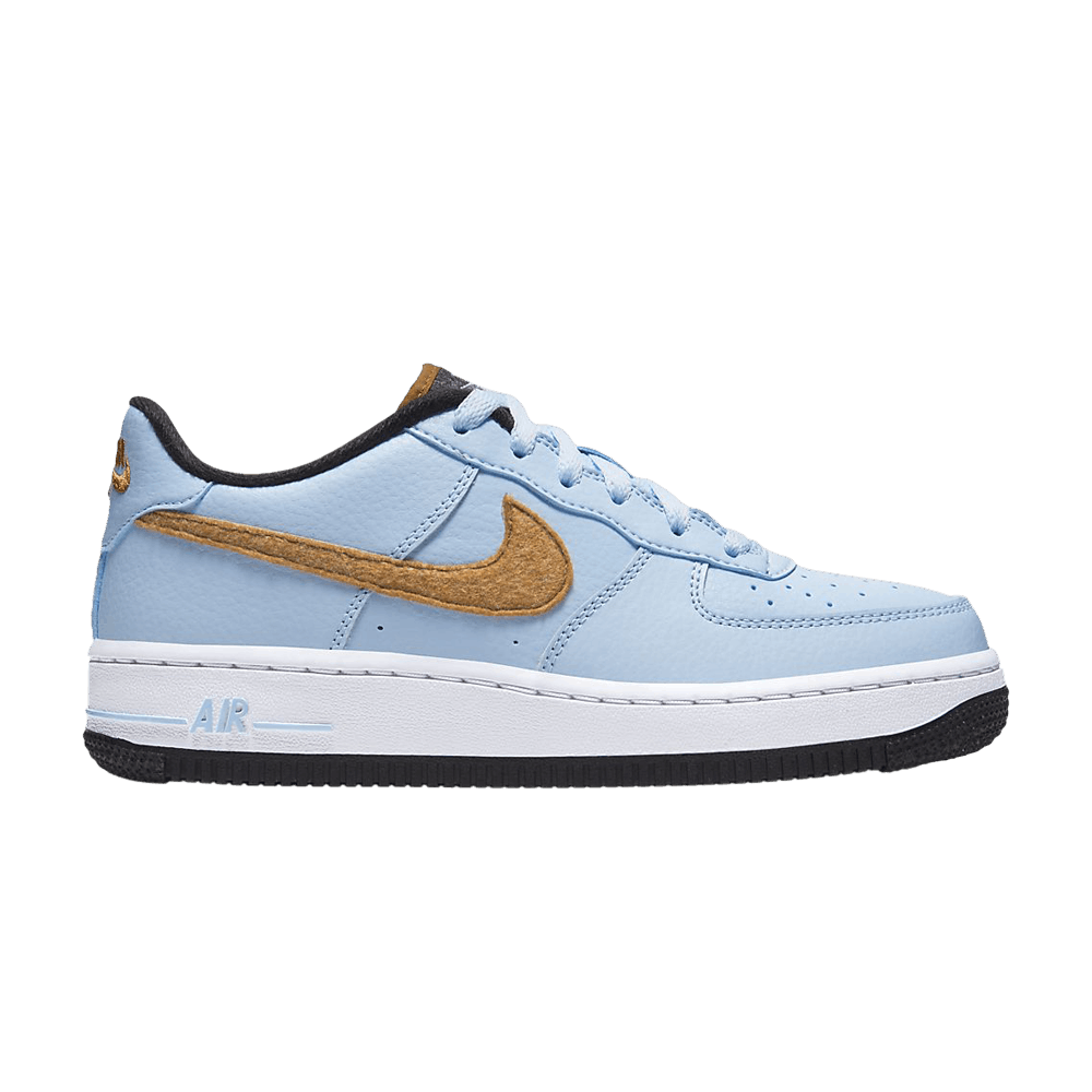Кроссовки Nike Air Force 1 Felt GS 'Celestine Blue Gold'