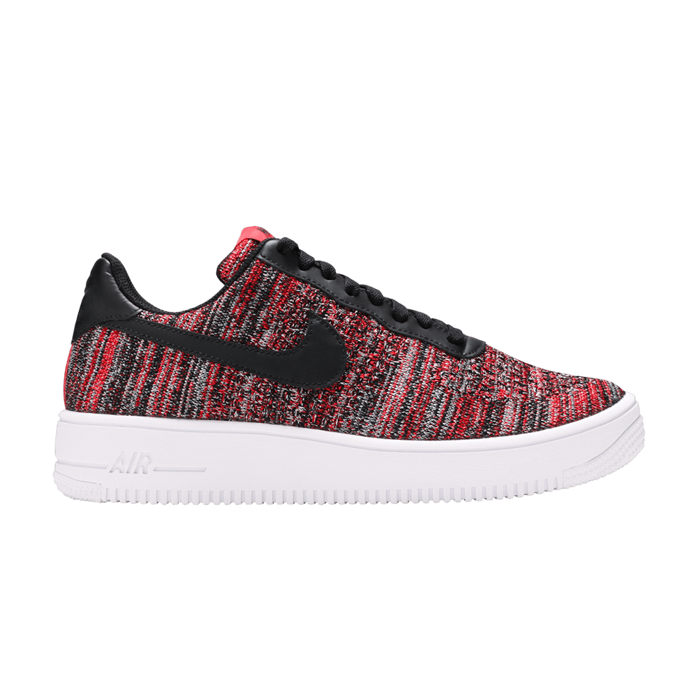 Кроссовки Nike Air Force 1 Flyknit 2.0 'University Red Black'