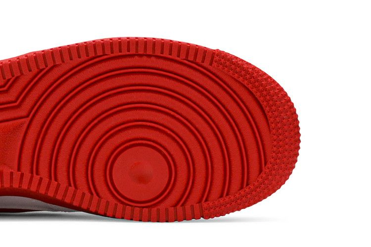 Кроссовки Nike Air Force 1 GS 'White Red Sole'
