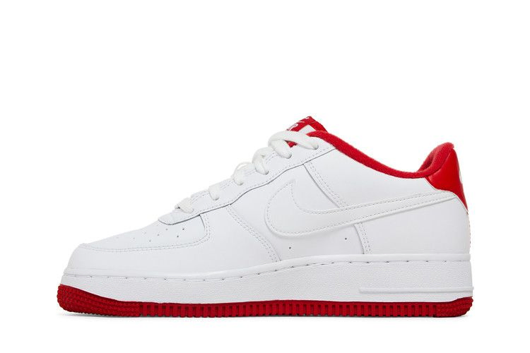 Кроссовки Nike Air Force 1 GS 'White University Red'