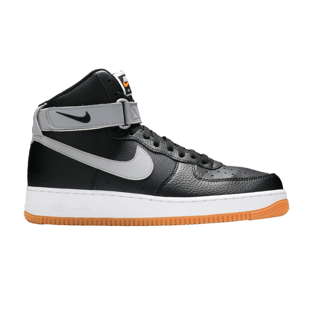 Кроссовки Nike Air Force 1 High '07 'Black Wolf Grey'
