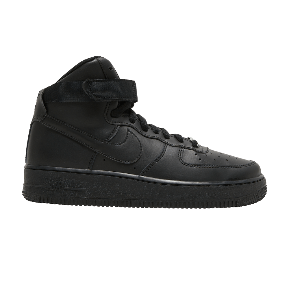 Кроссовки Air Jordan Air Force 1 High LE GS 'Triple Black'