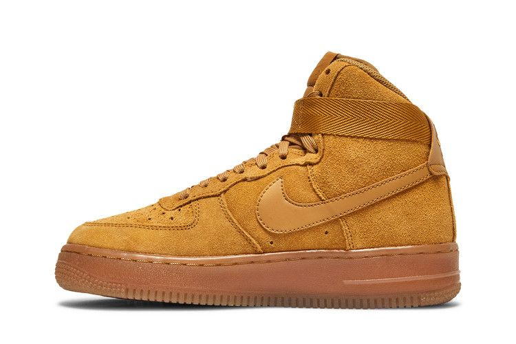 Кроссовки Nike Air Force 1 High LV8 3 GS 'Wheat'