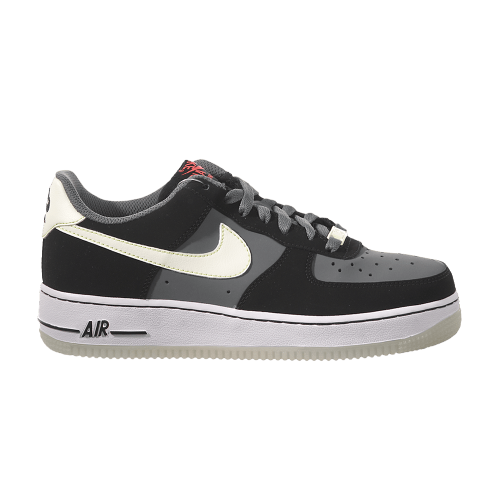 Кроссовки Nike Air Force 1 LE GS 'Black Liquid Lime'