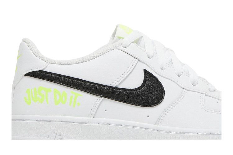 Кроссовки Nike Air Force 1 Low GS 'Just Do It - White Volt'