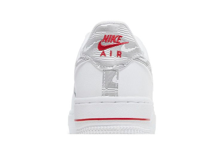 Кроссовки Nike Air Force 1 Low GS 'White University Red'