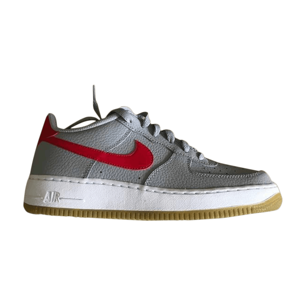 Кроссовки Nike Air Force 1 Low GS 'Wolf Grey Red'