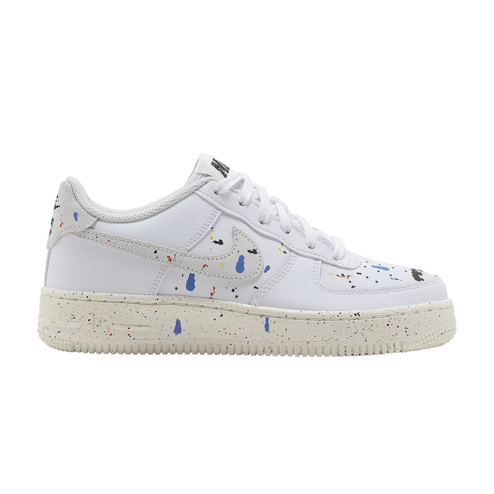 Кроссовки Nike Air Force 1 LV8 3 GS 'Paint Splatter - White'
