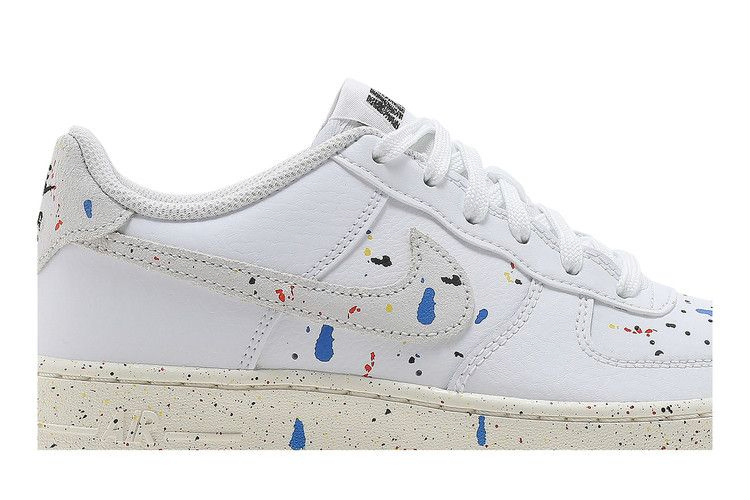 Кроссовки Nike Air Force 1 LV8 3 GS 'Paint Splatter - White'