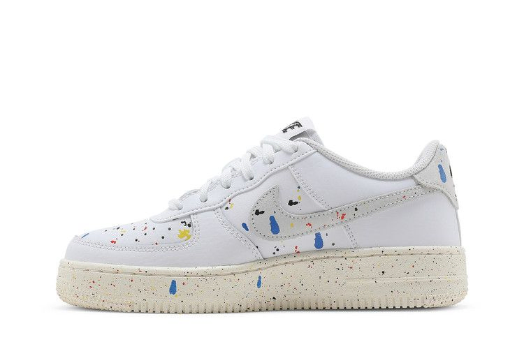Кроссовки Nike Air Force 1 LV8 3 GS 'Paint Splatter - White'