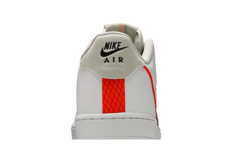 Кроссовки Nike Air Force 1 LV8 3 GS 'White Total Orange'
