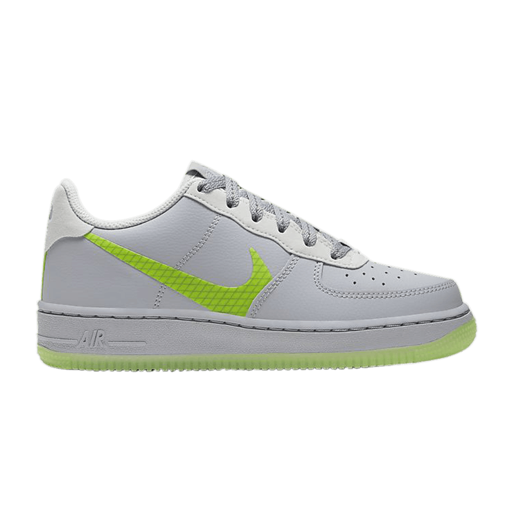Кроссовки Nike Air Force 1 LV8 3 GS 'Wolf Grey Ghost Green'