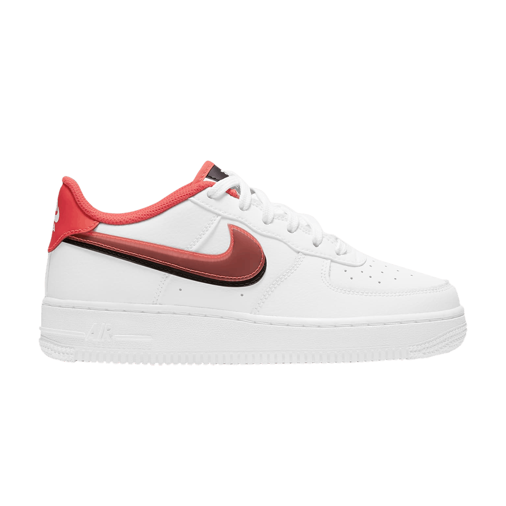 Кроссовки Nike Air Force 1 LV8 GS 'Double Swoosh - Bright Crimson'