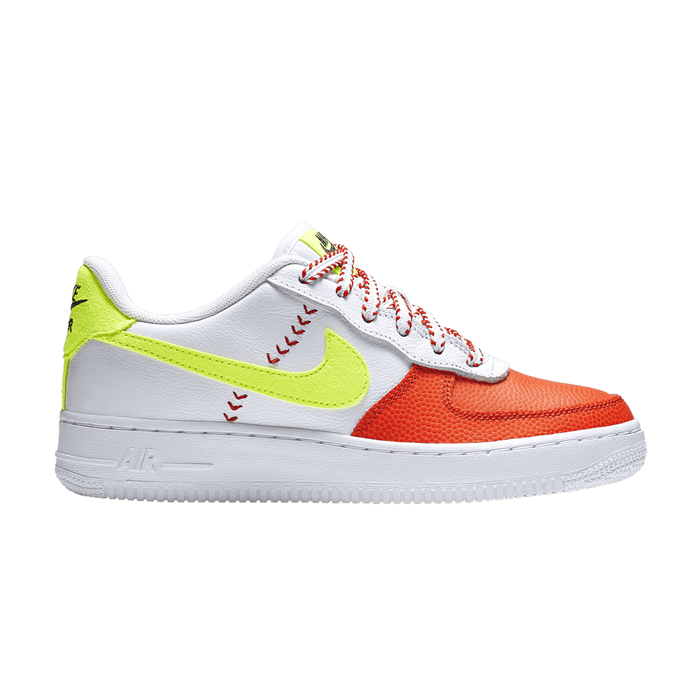Кроссовки Nike Air Force 1 LV8 SPRB GS 'White Volt Orange'