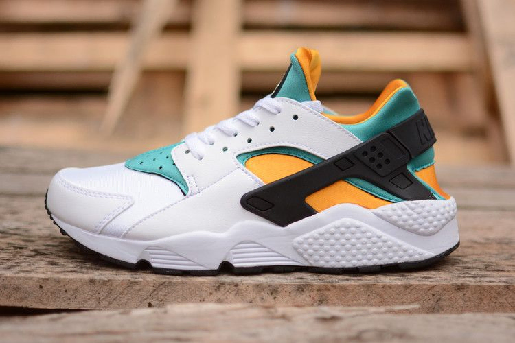 Кроссовки Nike Air Huarache 'White Turquoise Gold'