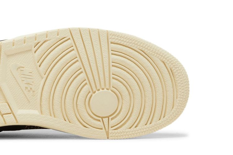 Кроссовки Air Jordan 1 Centre Court 'Perforated Black Pink'