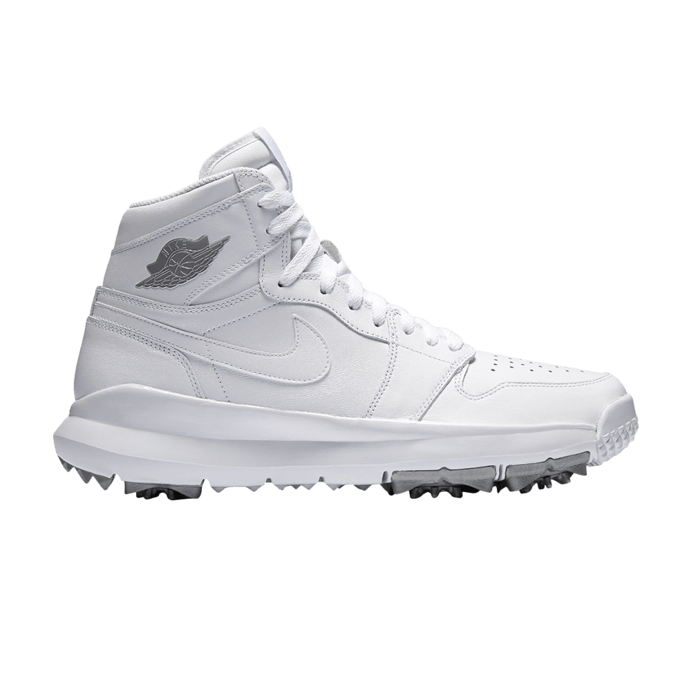 Кроссовки Air Jordan 1 Golf 'White Metallic'