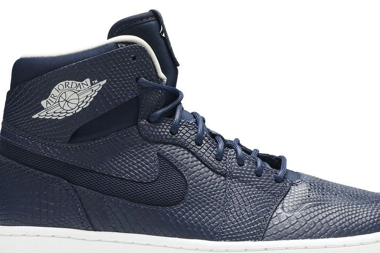Кроссовки Air Jordan 1 High Nouveau 'Navy Snake'