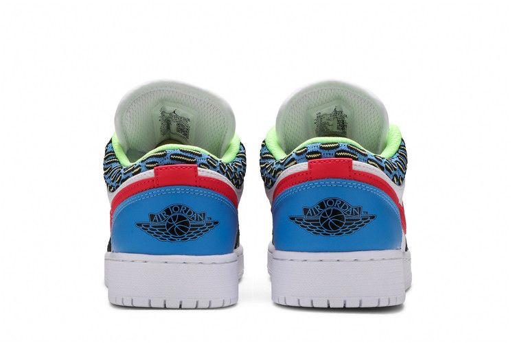 Кроссовки Air Jordan 1 Low GS 'Funky Patterns'