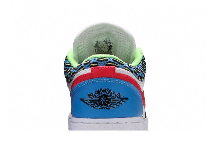 Кроссовки Air Jordan 1 Low GS 'Funky Patterns'