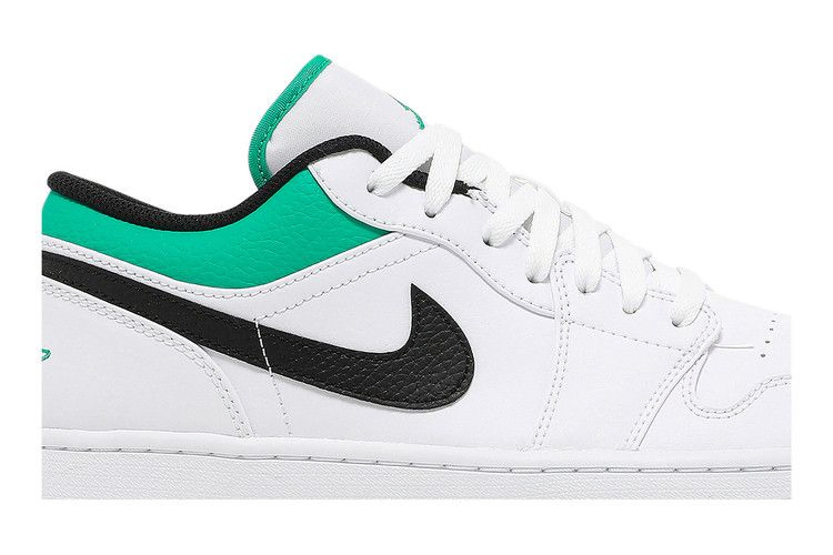 Кроссовки Air Jordan 1 Low 'White Lucky Green'