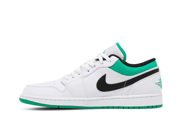Кроссовки Air Jordan 1 Low 'White Lucky Green'