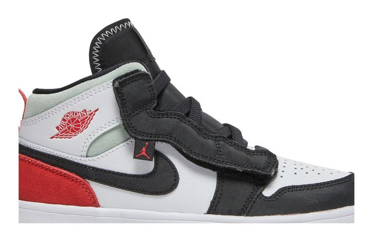 Кроссовки Air Jordan 1 Mid ALT PS 'Red Black Toe'