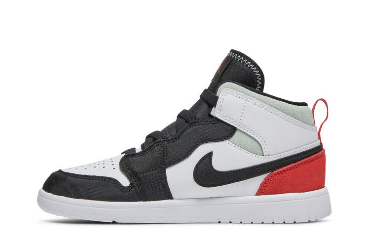 Кроссовки Air Jordan 1 Mid ALT PS 'Red Black Toe'