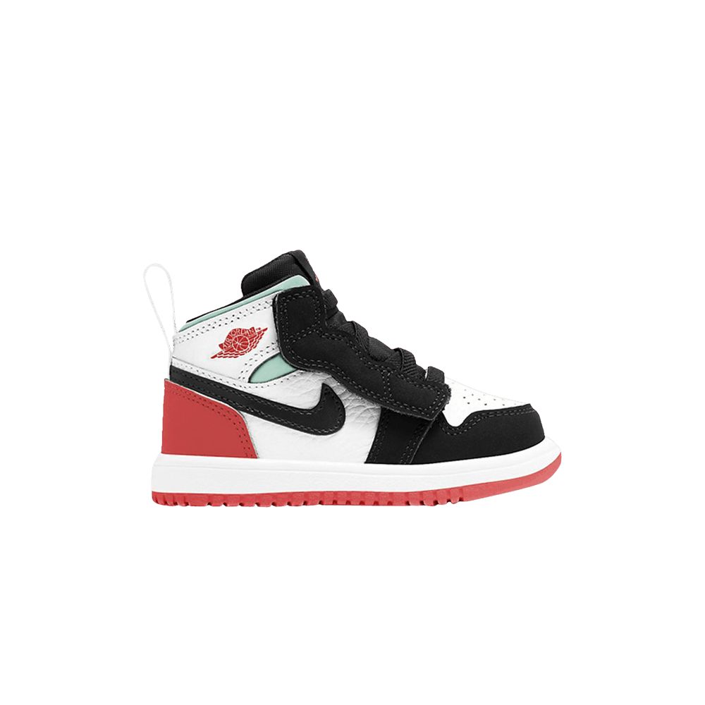 Кроссовки Air Jordan 1 Mid ALT TD 'Red Black Toe'