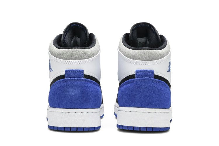 Кроссовки Air Jordan 1 Mid SE GS 'Royal Black Toe'