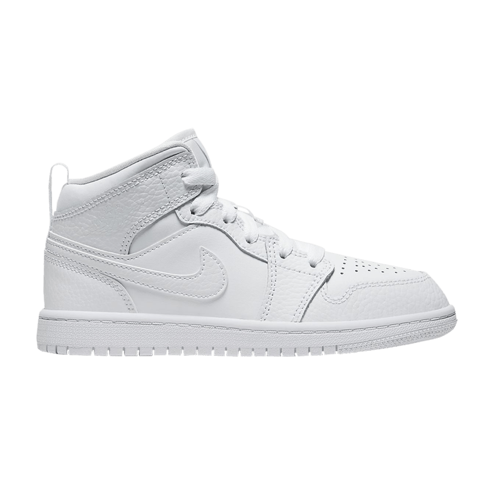Кроссовки Air Jordan 1 Mid PS 'Triple White' 2021
