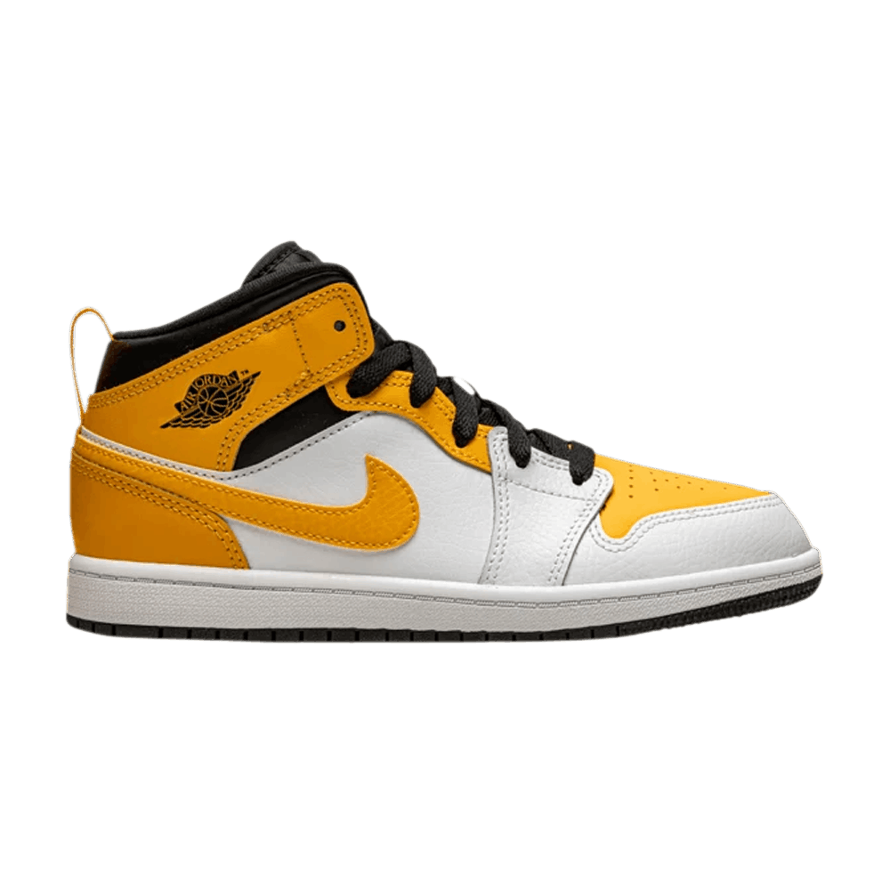 Кроссовки Air Jordan 1 Mid PS 'University Gold'
