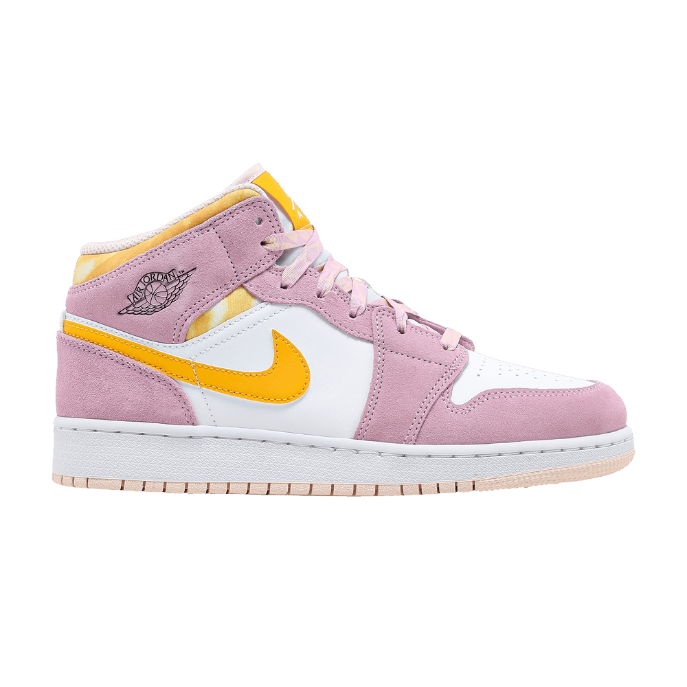 Кроссовки Air Jordan 1 Mid SE GS 'Arctic Pink'