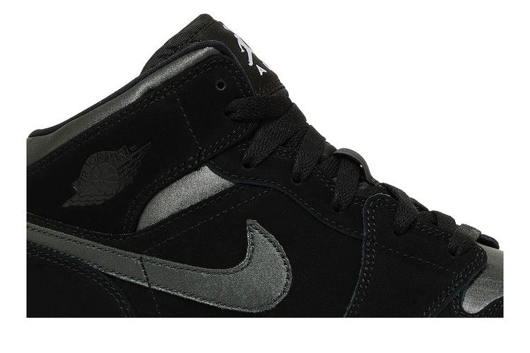 Кроссовки Air Jordan 1 Mid SE GS 'Black Anthracite'