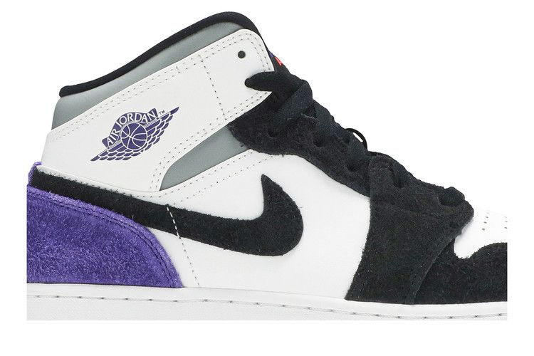 Кроссовки Air Jordan 1 Mid SE GS 'Varsity Purple'