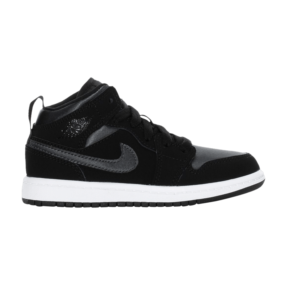 Кроссовки Air Jordan 1 Mid SE PS 'Black Anthracite'