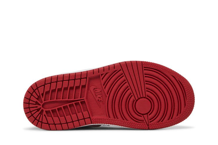 Кроссовки Air Jordan 1 Mid SE PS 'Red Quilted'