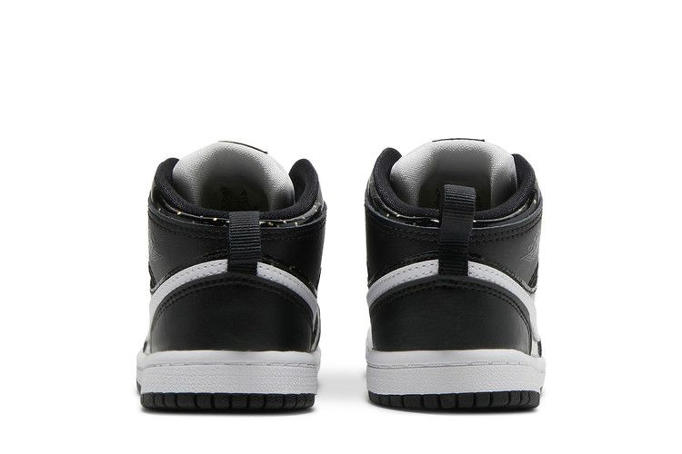 Кроссовки Air Jordan 1 Mid SE TD 'Black Glitter'