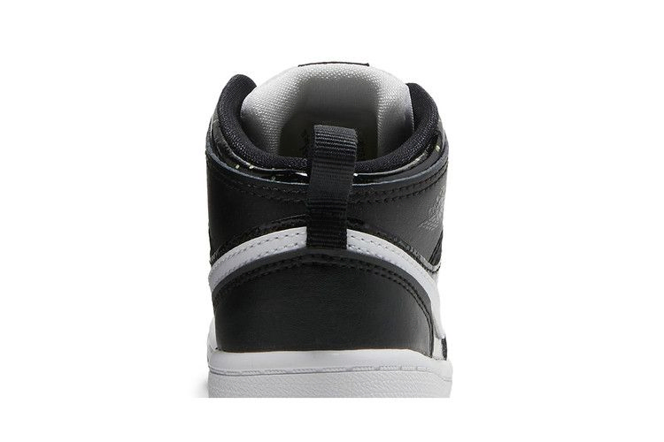 Кроссовки Air Jordan 1 Mid SE TD 'Black Glitter'