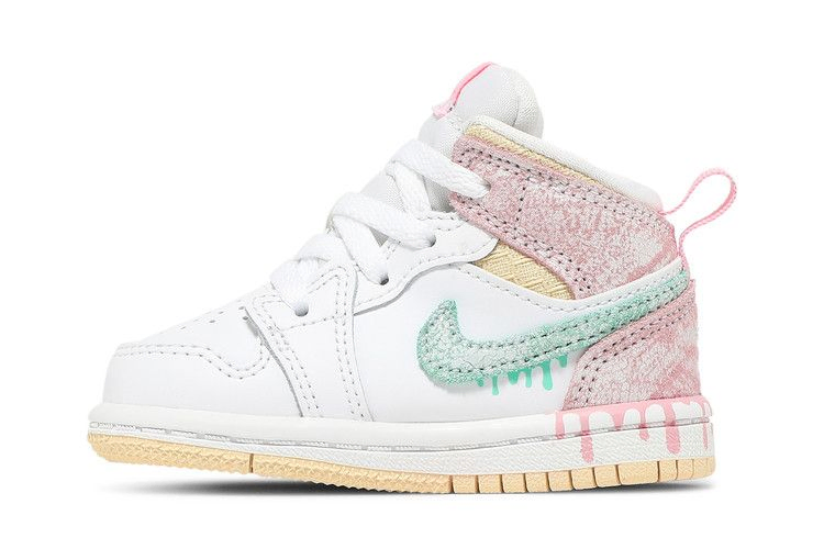 Кроссовки Air Jordan 1 Mid SE TD 'Ice Cream'