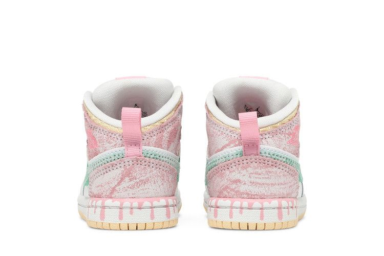 Кроссовки Air Jordan 1 Mid SE TD 'Ice Cream'