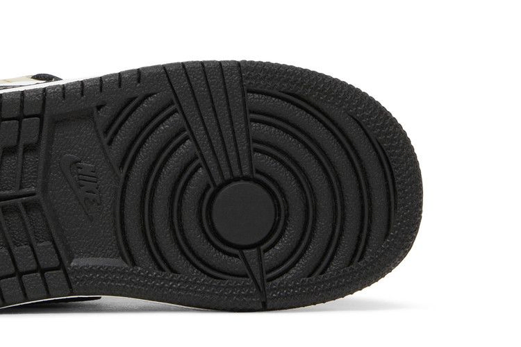 Кроссовки Air Jordan 1 Mid SE TD 'Metallic Gold'